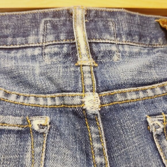 Ralph Lauren | Rugby Men's Vintage Distressed Slim Tapered Jeans (Size 27 x 34) - Picture 11 of 15